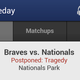 Illustration for article titled MLB Gameday: Braves-Nationals Postponed: Tragedy